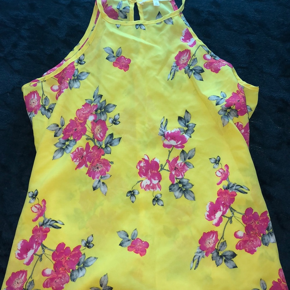 Yellow floral design